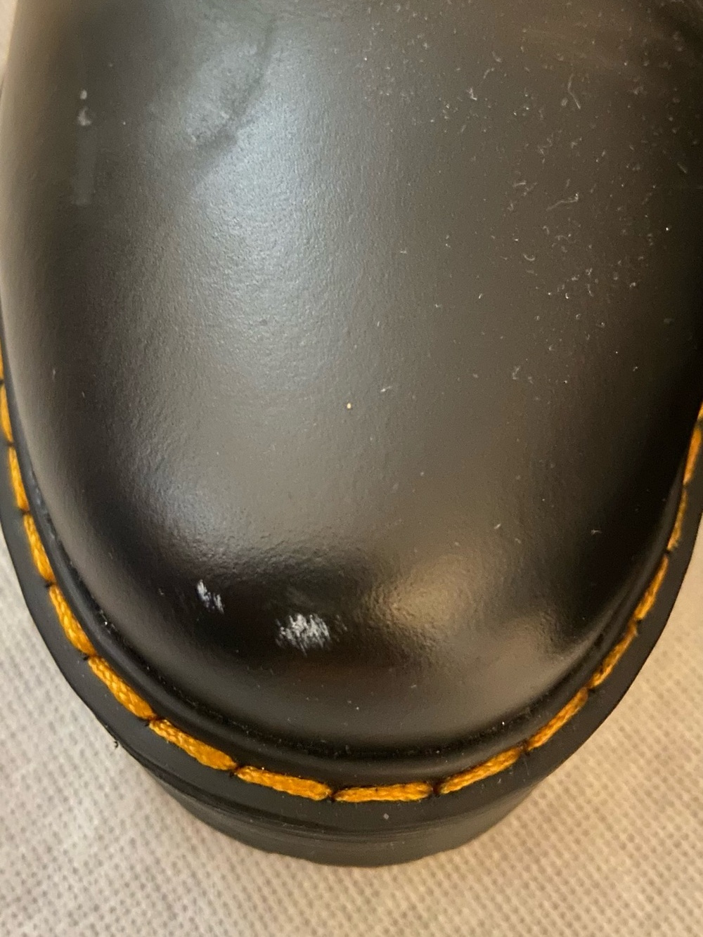 Dr. Martens Black Leather Lace-Up Loafer - Picture 3 of 10